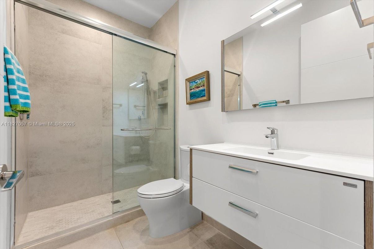 Bathroom, Glass Shower, Interior