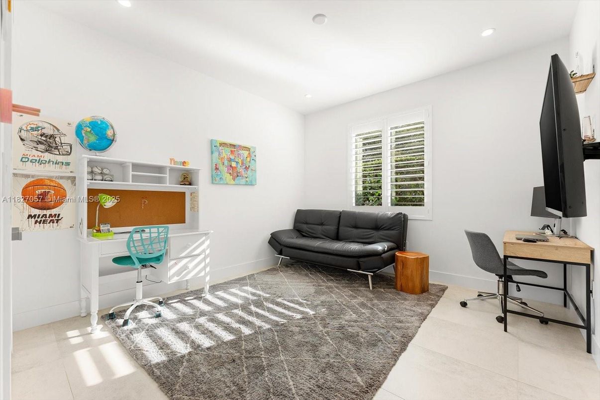 Home Office, Interior, Recessed Lighting