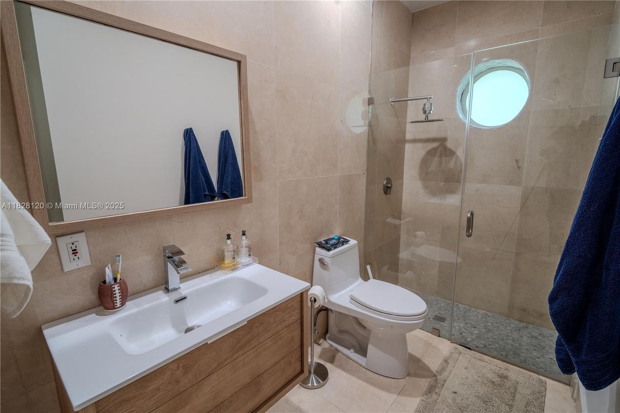 Bathroom, Glass Shower, Interior