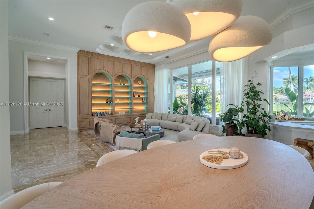 Interior, Living room, Recessed Lighting