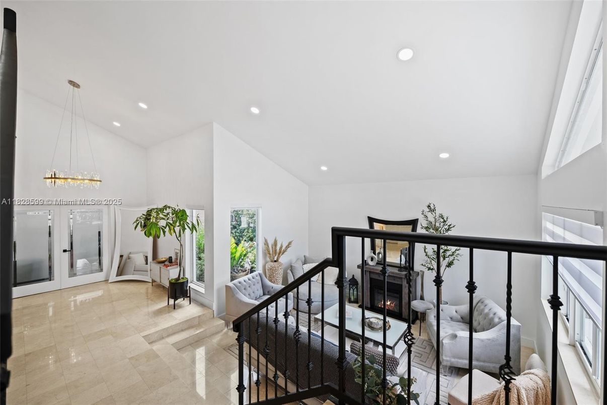 Fireplace, Interior, Pendant Lights, Recessed Lighting