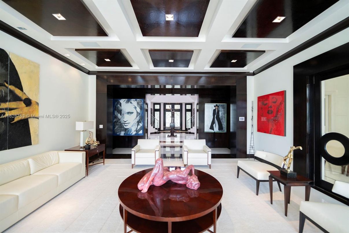 Interior, Living room, Recessed Lighting