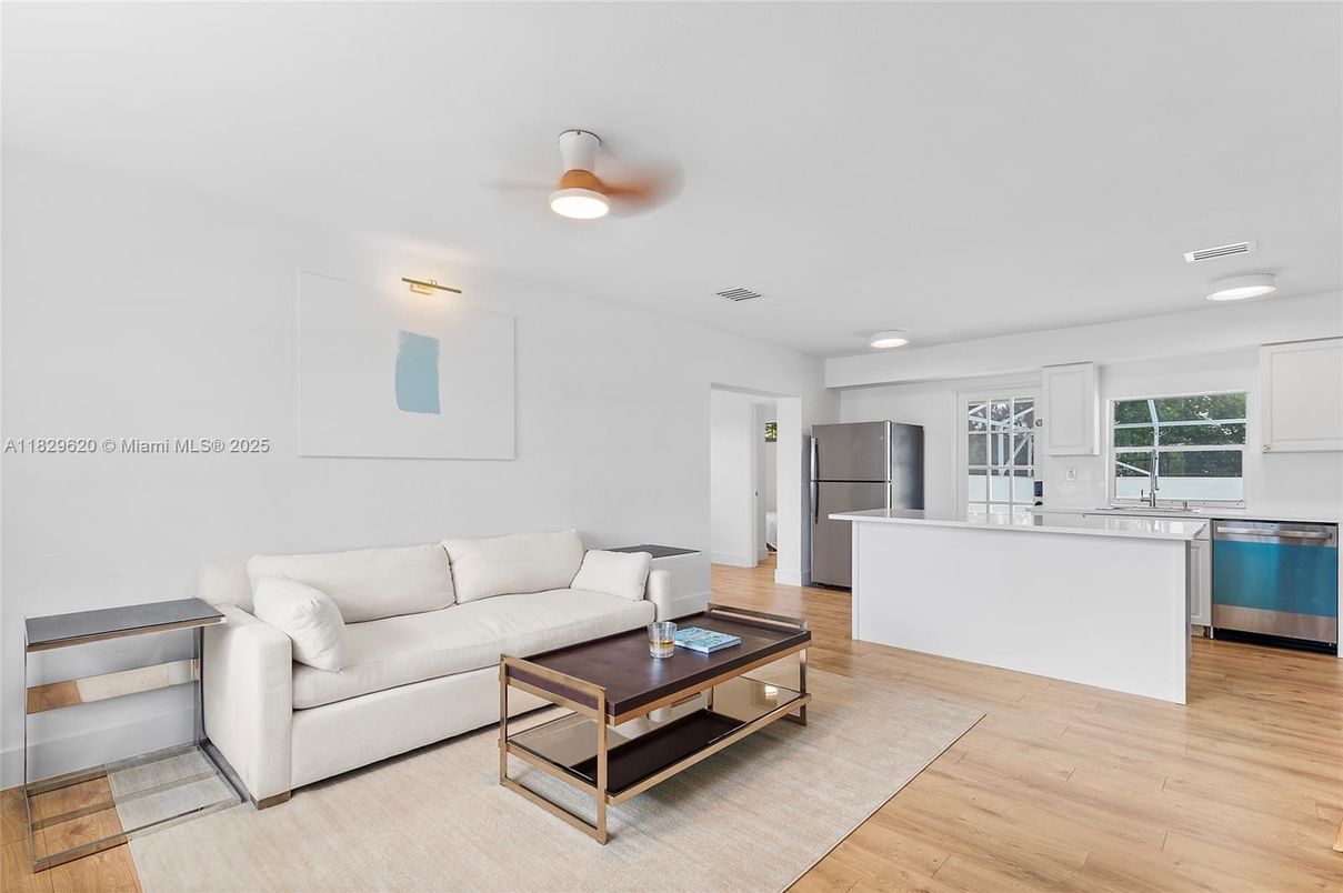 Interior, Kitchen, Living room, Wood Texture Flooring