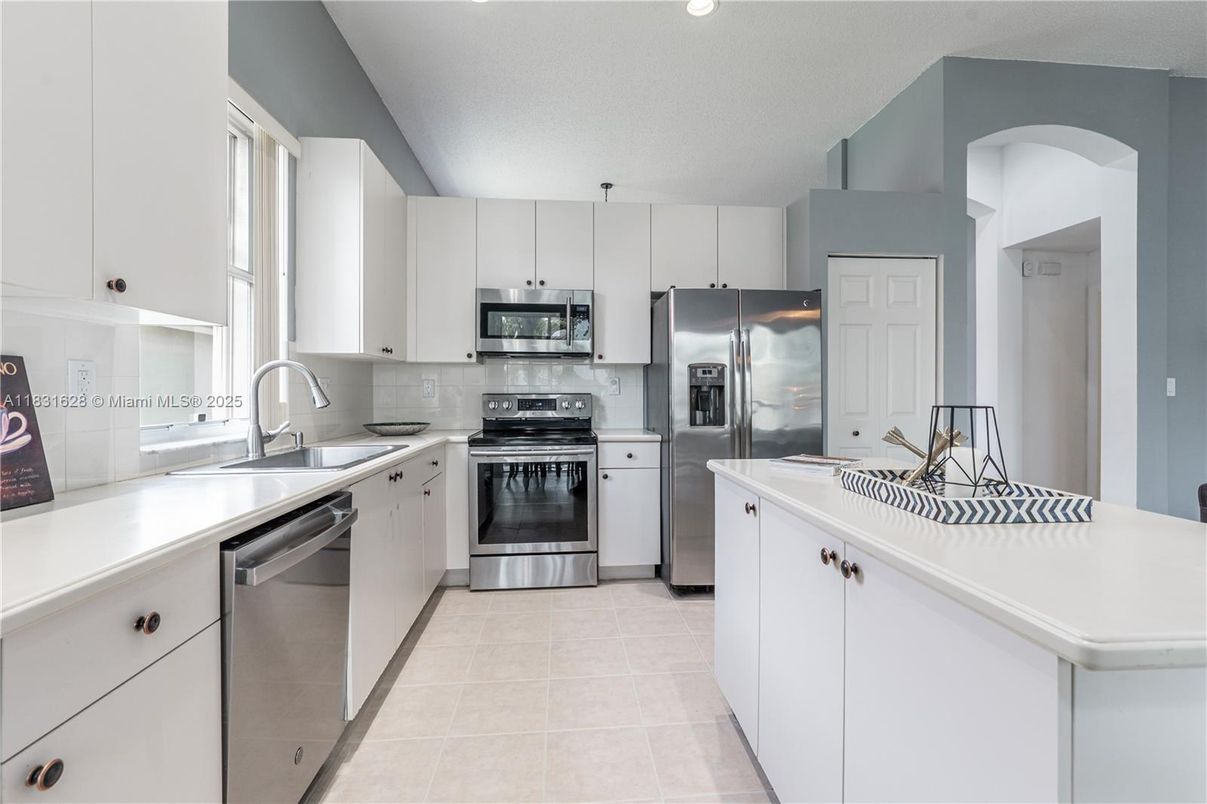 Interior, Kitchen, Recessed Lighting, Stainless Steel Appliances
