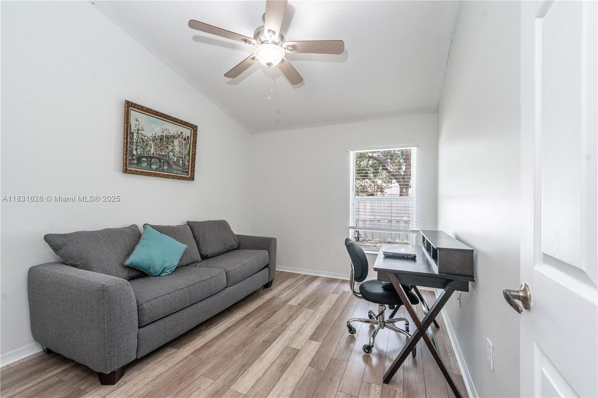 Home Office, Interior, Wood Texture Flooring