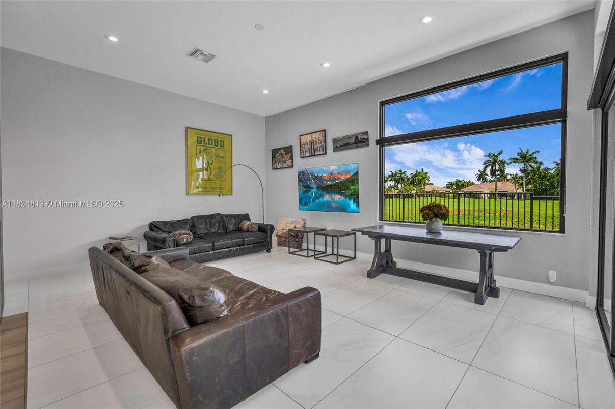 Interior, Living room, Recessed Lighting