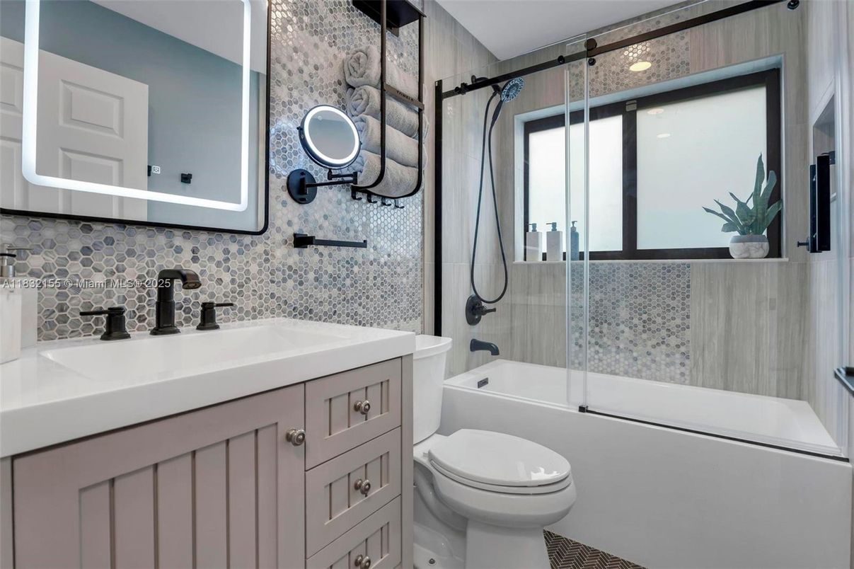 Bathroom, Glass Shower, Interior