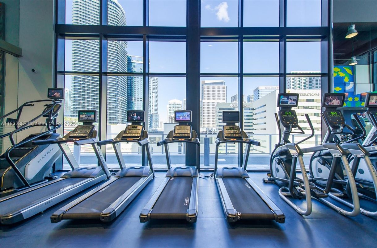 Fitness Equipment, Gym, Interior