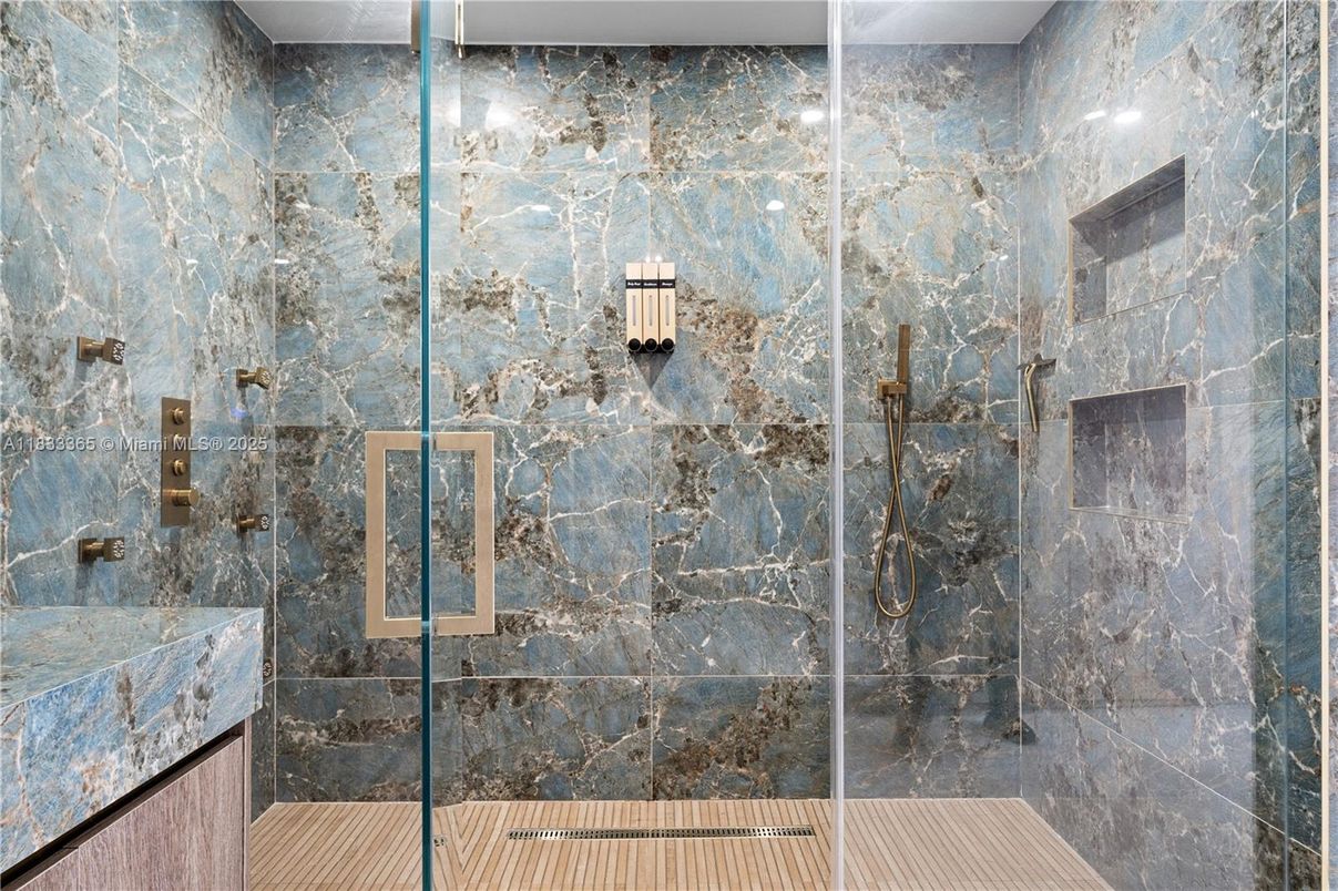Bathroom, Glass Shower, Interior