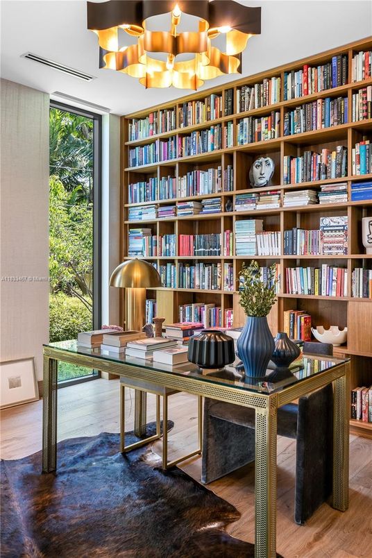 Home Office, Interior, Wood Texture Flooring