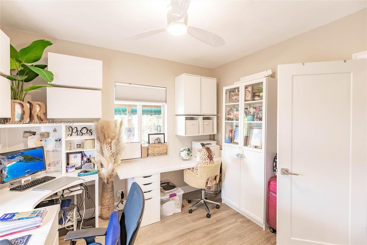 Home Office, Interior, Wood Texture Flooring