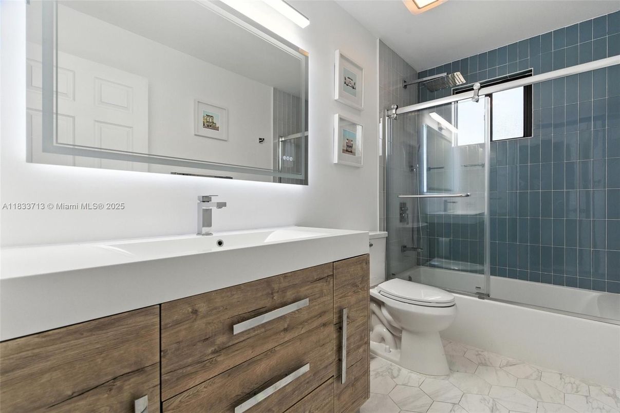 Bathroom, Glass Shower, Interior, Marble