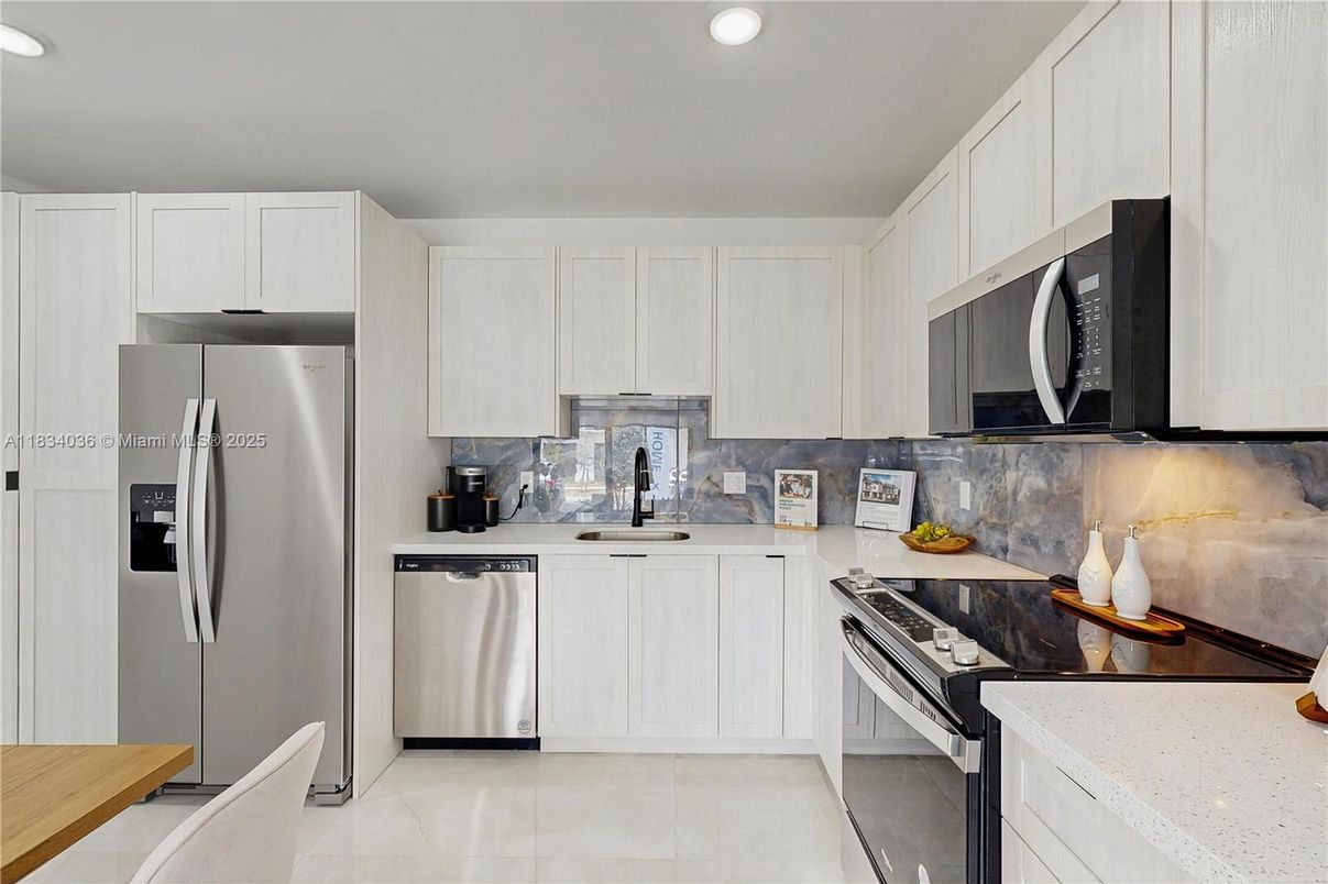 Interior, Kitchen, Recessed Lighting, Stainless Steel Appliances