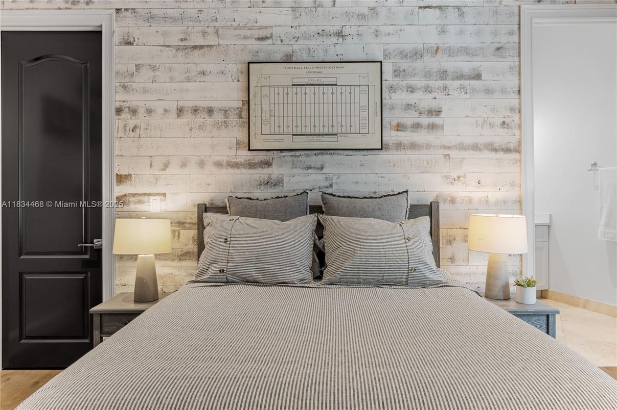 Bedroom, Interior, Wooden Walls