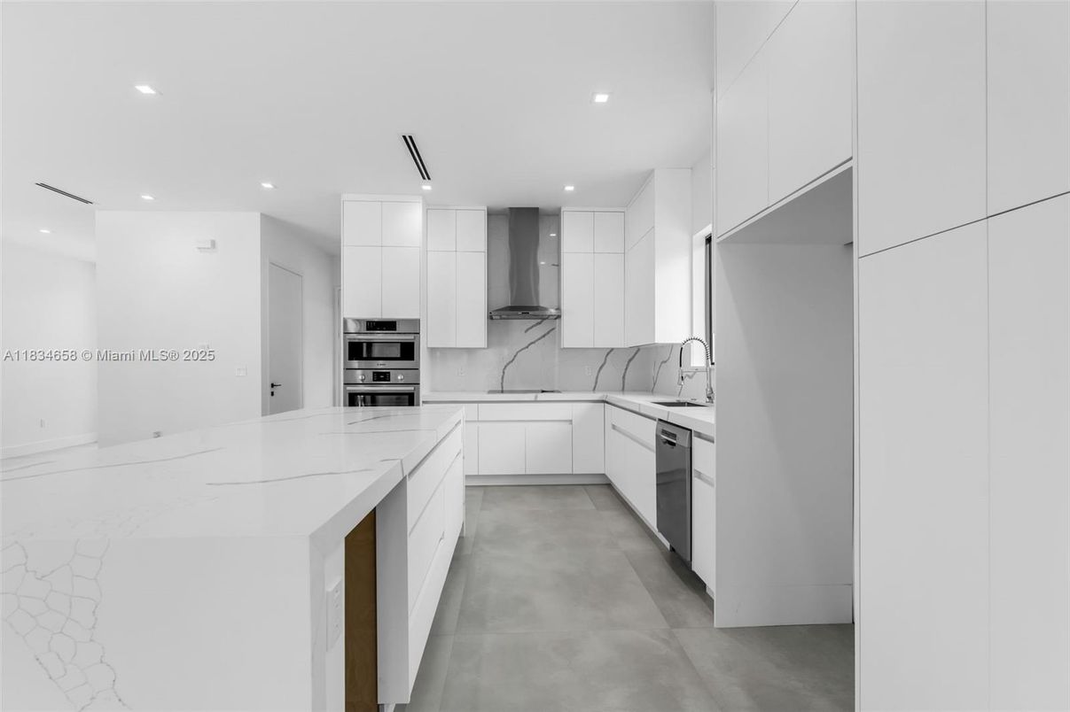 Interior, Kitchen, Recessed Lighting, Stainless Steel Appliances
