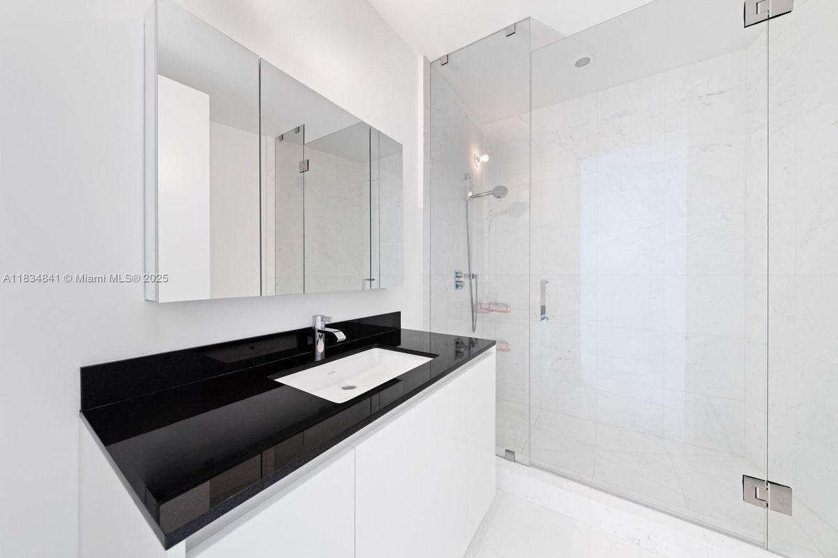 Bathroom, Glass Shower, Interior