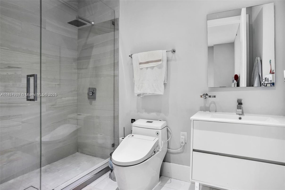 Bathroom, Glass Shower, Interior