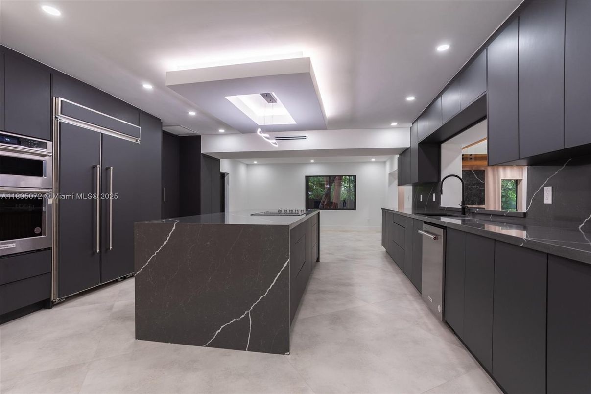 Interior, Kitchen, Recessed Lighting, Stainless Steel Appliances