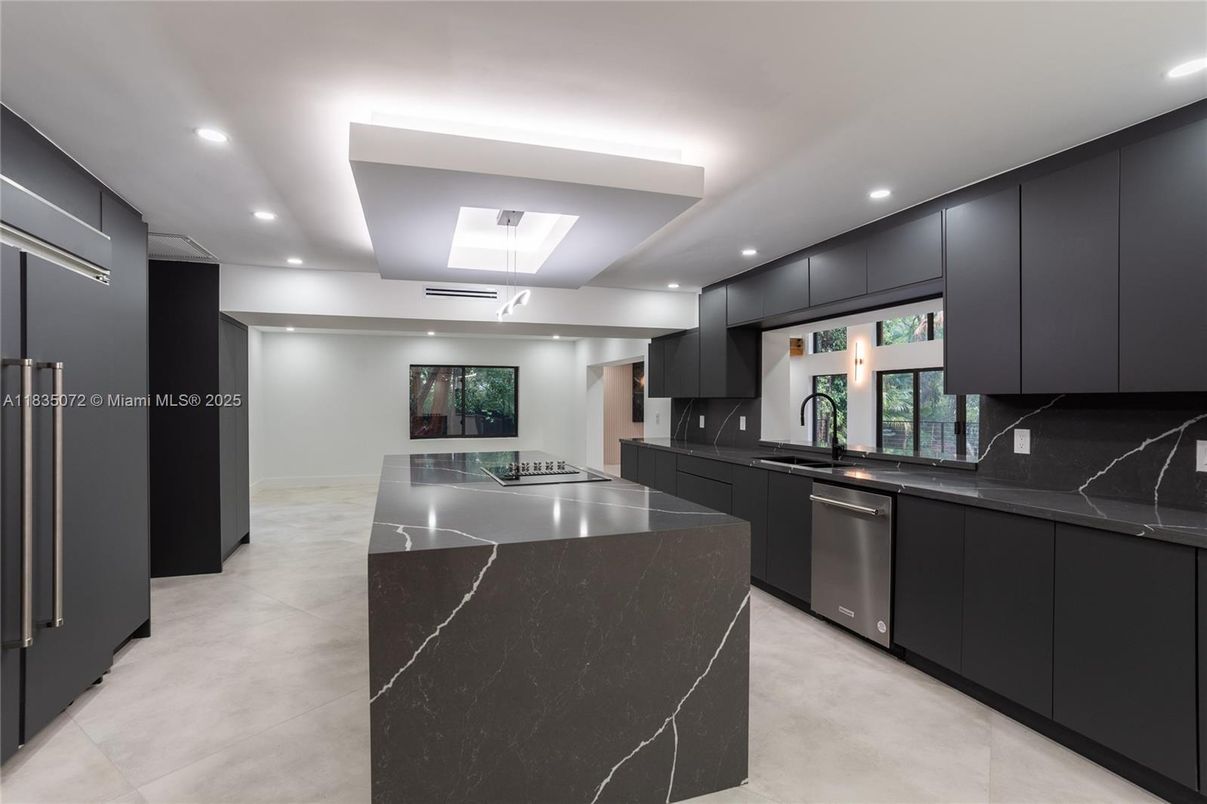 Interior, Kitchen, Recessed Lighting, Stainless Steel Appliances