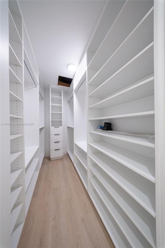 Interior, Walk-in Closets, Wood Texture Flooring