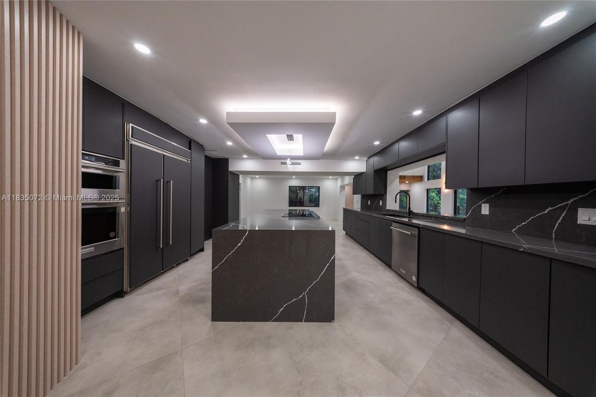 Interior, Kitchen, Recessed Lighting, Stainless Steel Appliances