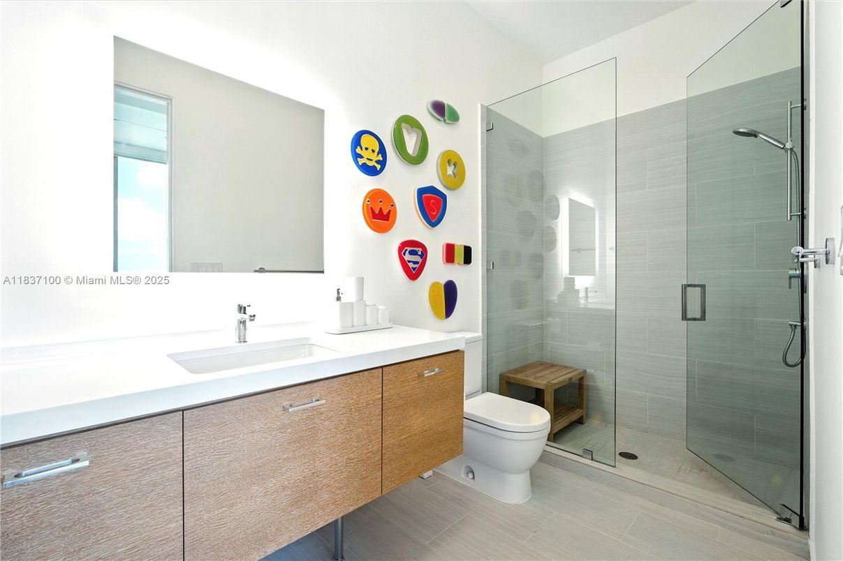 Bathroom, Glass Shower, Interior