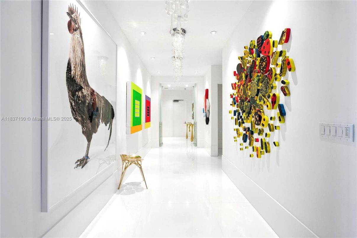 Chandelier, Interior, Recessed Lighting