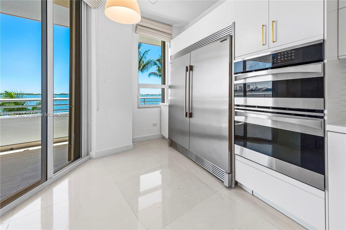 Interior, Kitchen, Pendant Lights, Stainless Steel Appliances, Water