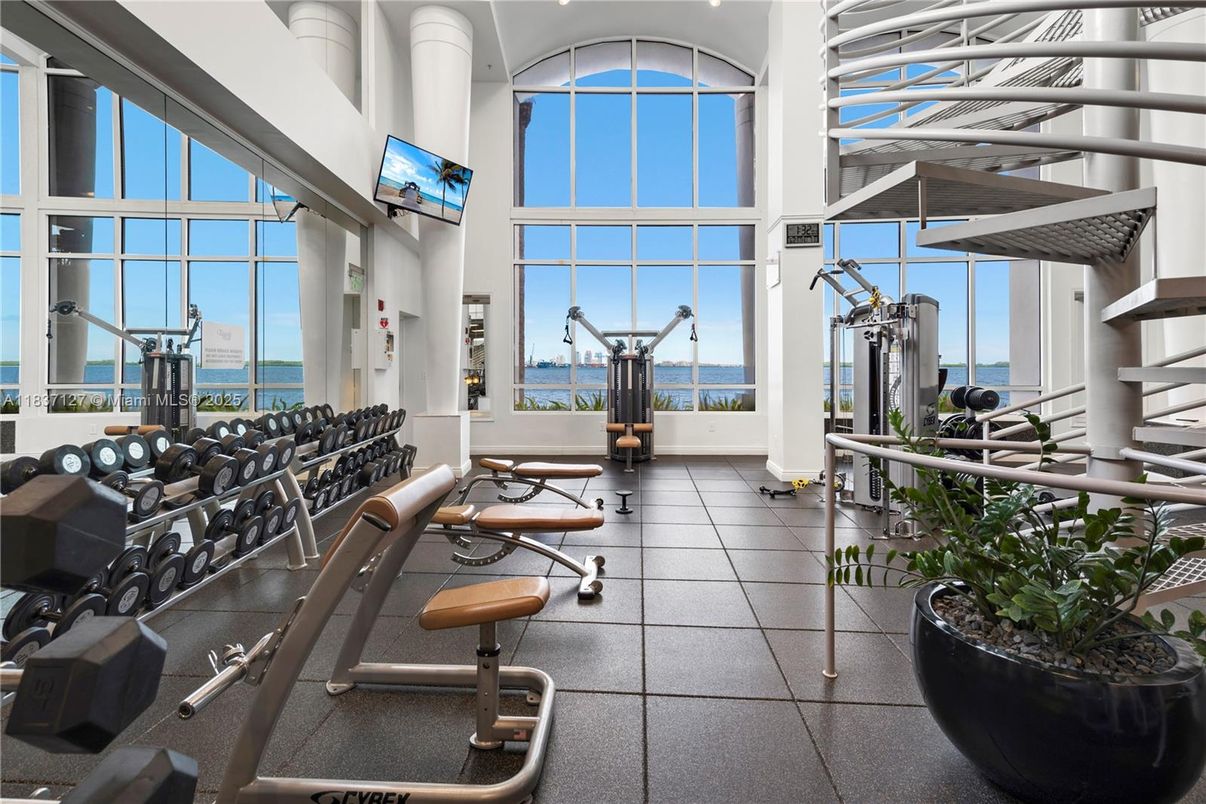 Fitness Equipment, Gym, Interior, Water