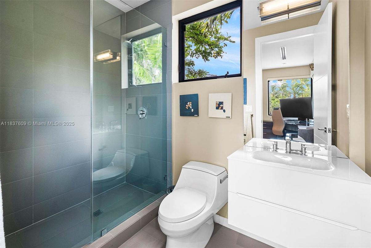 Bathroom, Glass Shower, Interior