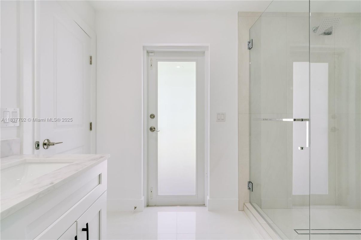 Bathroom, Glass Shower, Interior