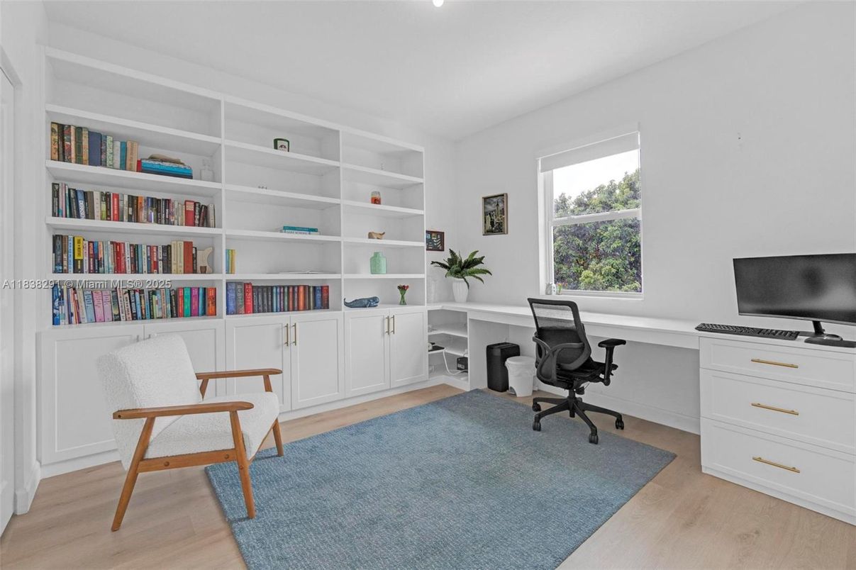 Home Office, Interior, Wood Texture Flooring