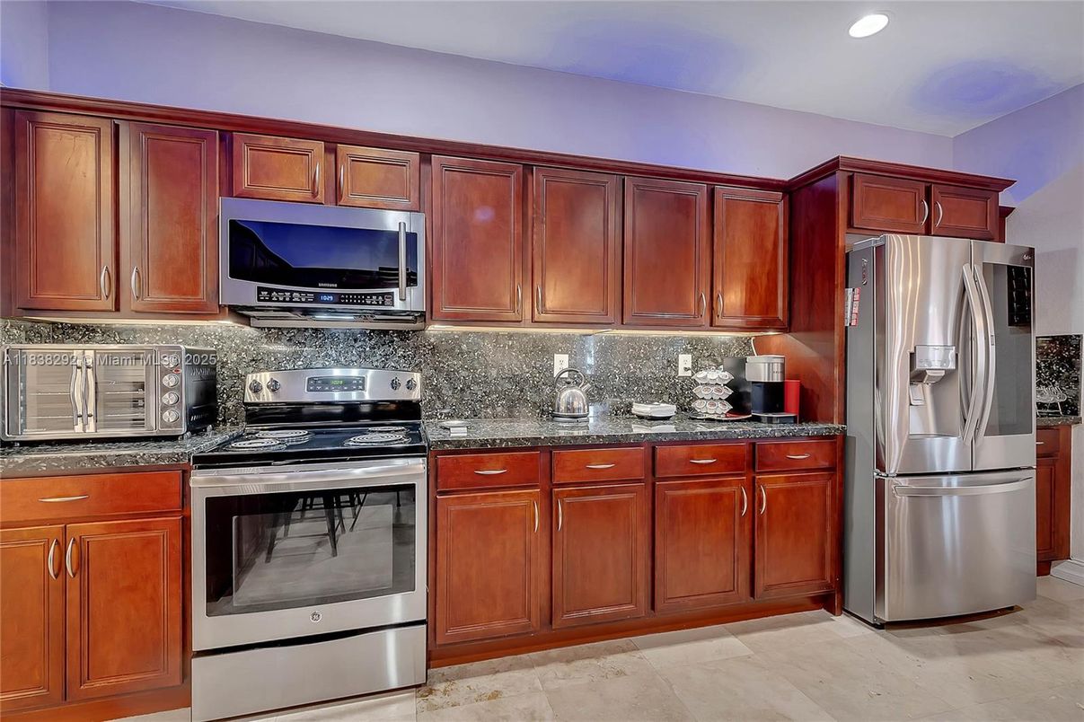 Interior, Kitchen, Recessed Lighting, Stainless Steel Appliances