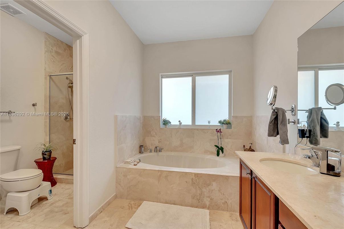 Bathroom, Dual Sink Vanities, Glass Shower, Interior