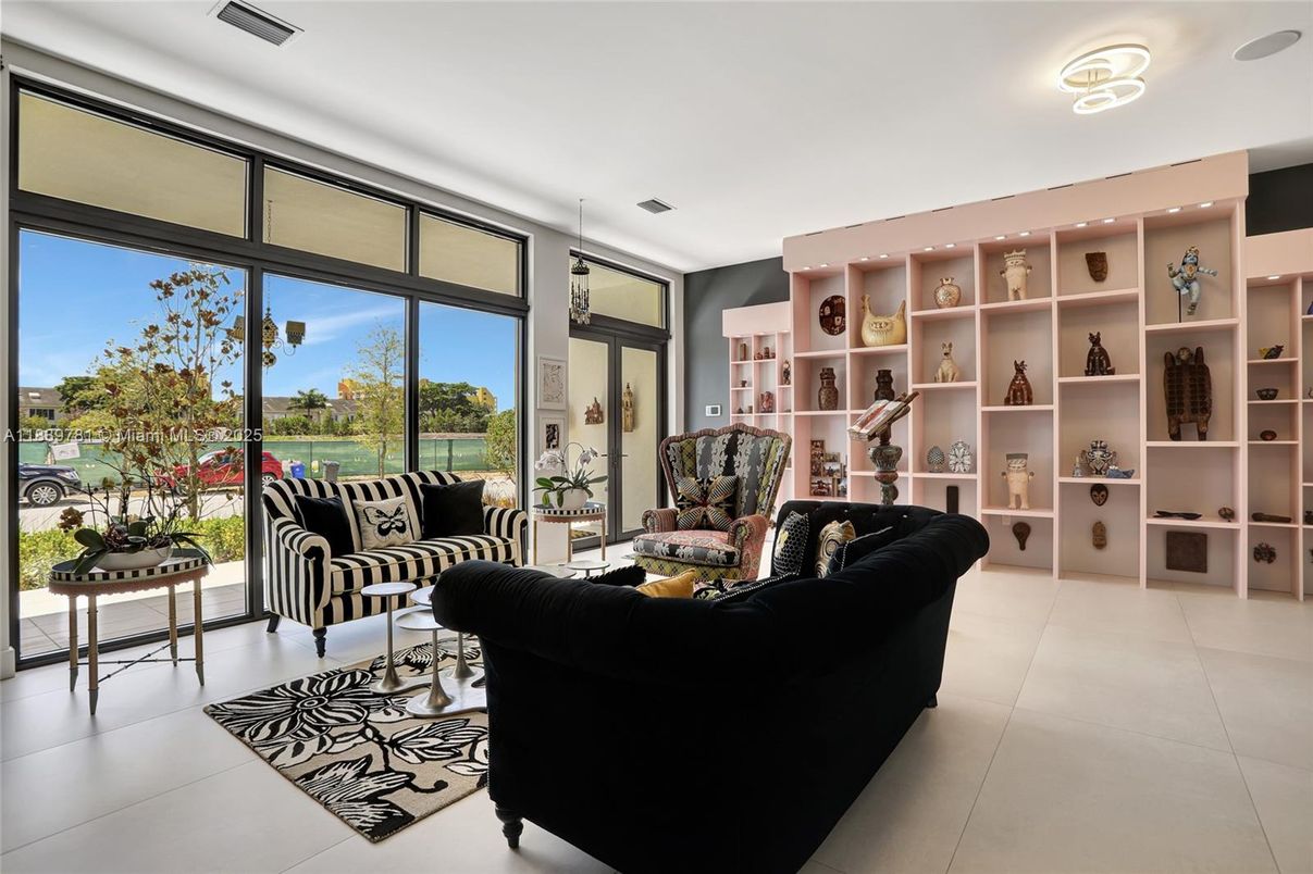 Interior, Living room, Recessed Lighting
