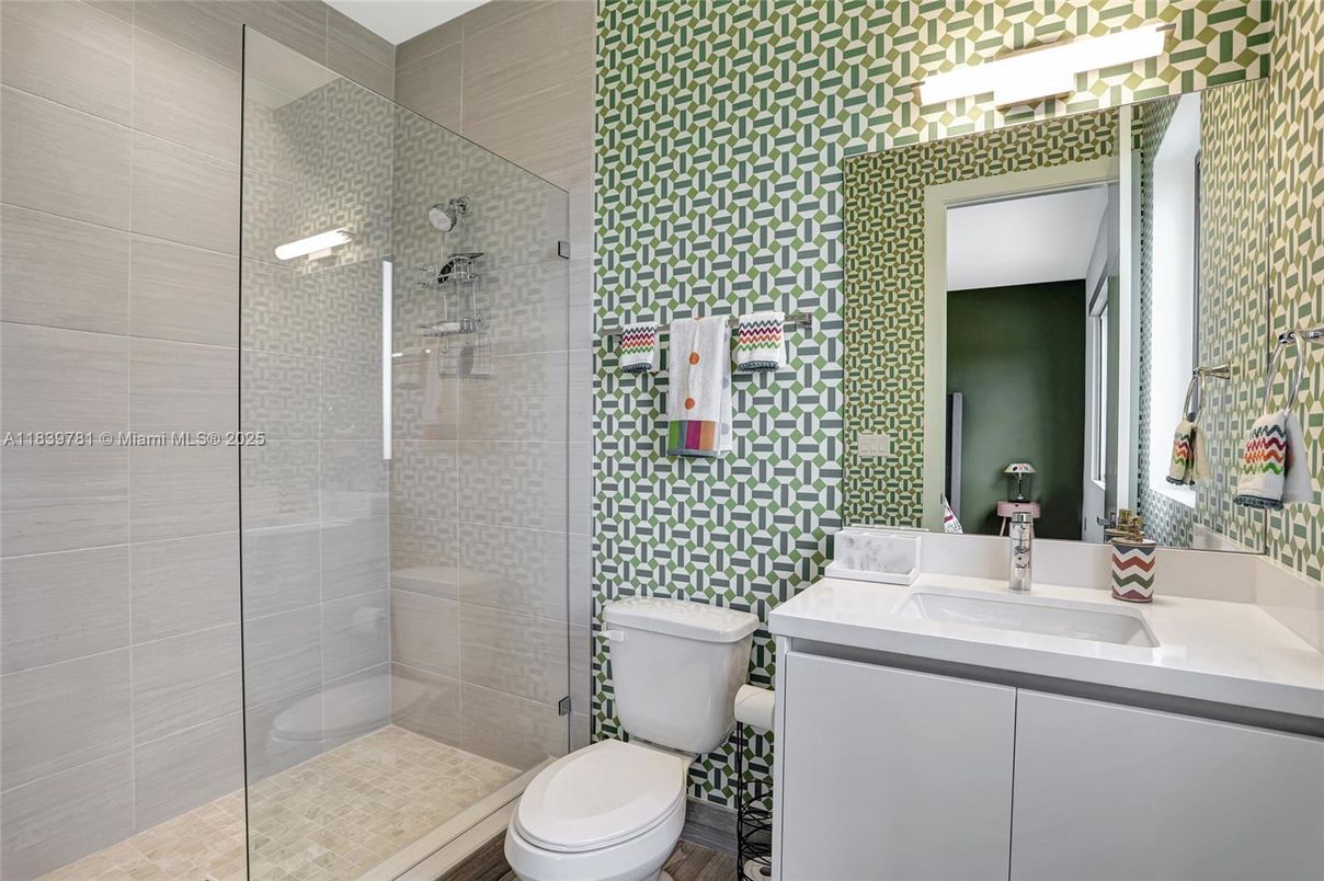 Bathroom, Glass Shower, Interior