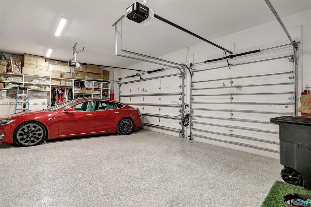 Garage, Interior, Recessed Lighting