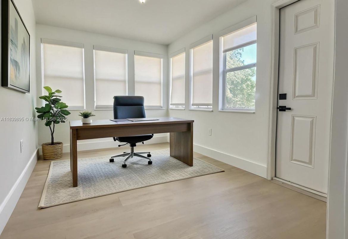 Home Office, Interior, Wood Texture Flooring