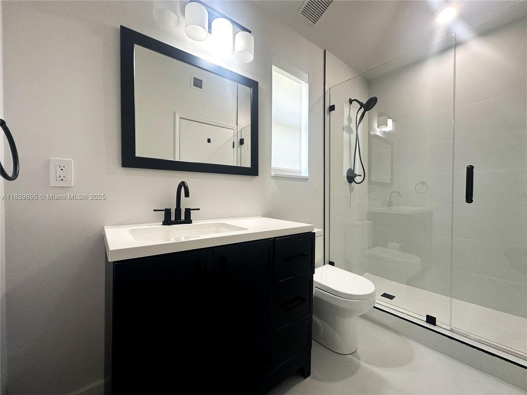 Bathroom, Glass Shower, Interior