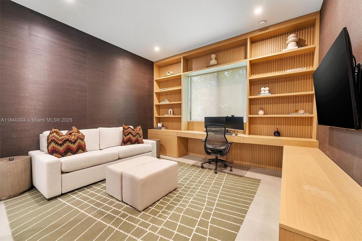 Home Office, Interior, Recessed Lighting
