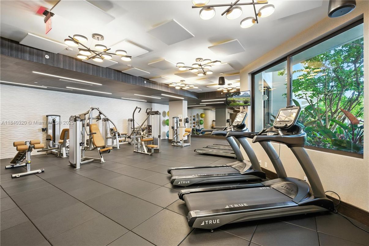 Fitness Equipment, Gym, Interior