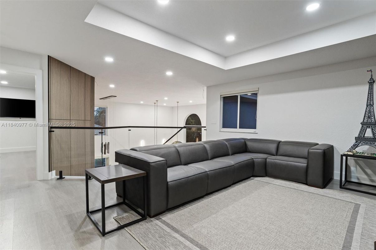 Interior, Living room, Recessed Lighting