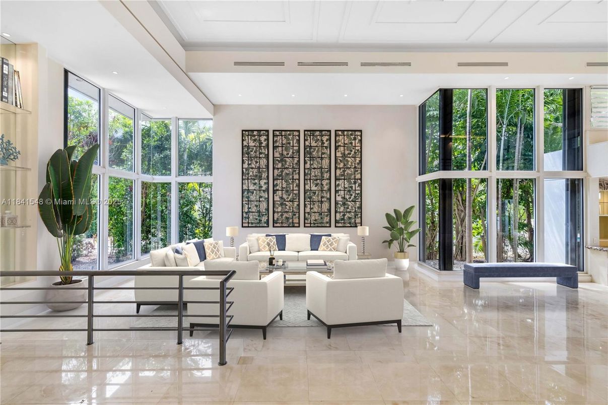 Interior, Living room, Recessed Lighting