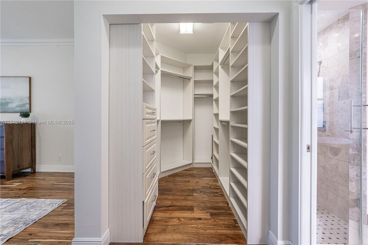 Interior, Walk-in Closets, Wood Texture Flooring