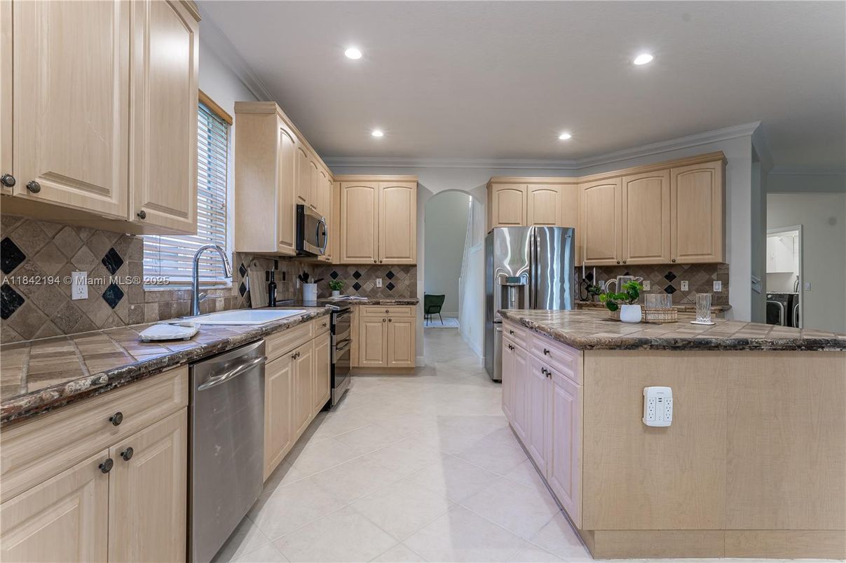 Interior, Kitchen, Recessed Lighting, Stainless Steel Appliances