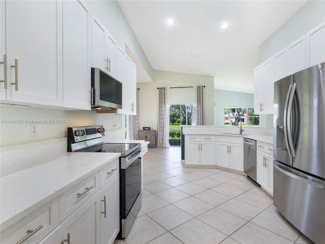 Interior, Kitchen, Recessed Lighting, Stainless Steel Appliances