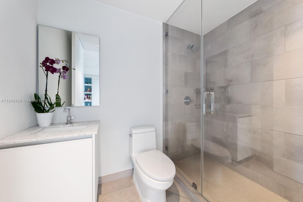 Bathroom, Glass Shower, Interior