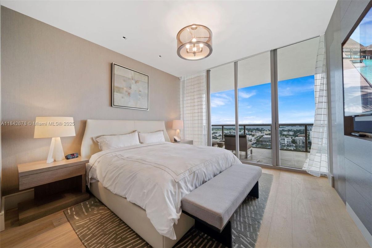 Bedroom, Interior, Water, Wood Texture Flooring