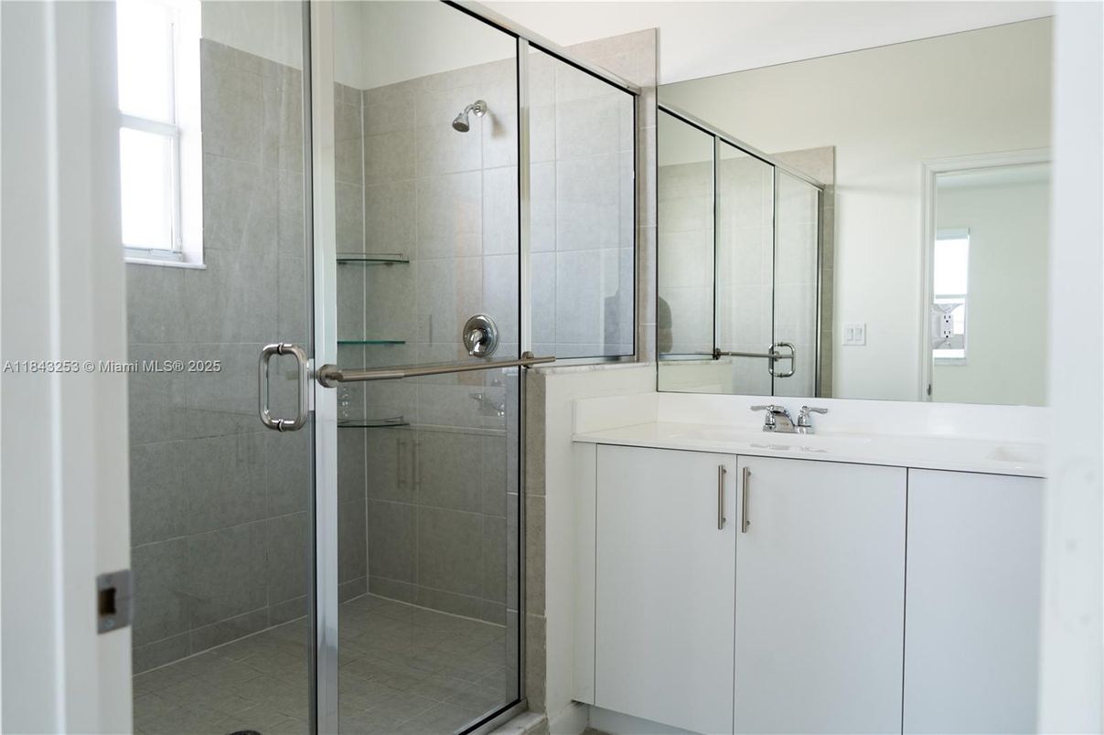 Bathroom, Glass Shower, Interior