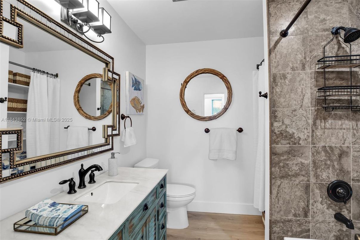 Bathroom, Interior, Wood Texture Flooring